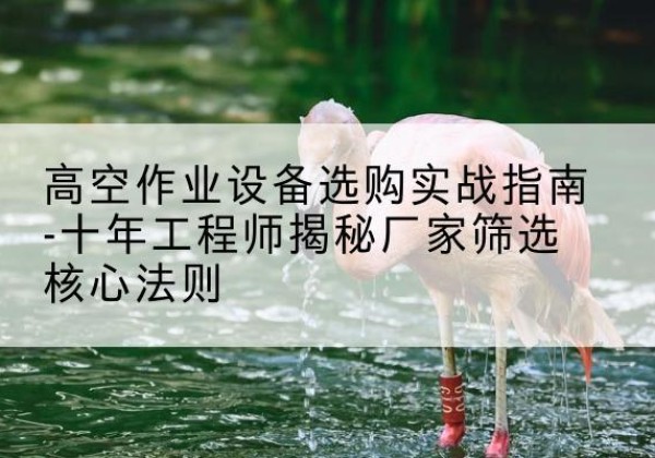 高青剪叉式升降机厂家-高空作业设备选购实战指南-十年工程师揭秘厂家筛选核心法则